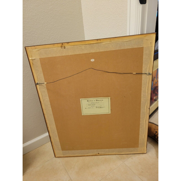 Joseph Wolins Black And White "Mother And Child" Lithograph Signed 133/250 w/COA - Picture 9 of 9